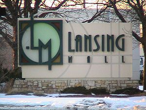 Lansing Mall Sign-Lansing, Мичиган.JPG