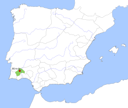 Taifa di Mértola - Localizzazione