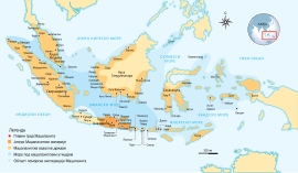 Положај Империје Маџапахит на мапи Филипина