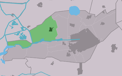 Location in Smallingerland municipality