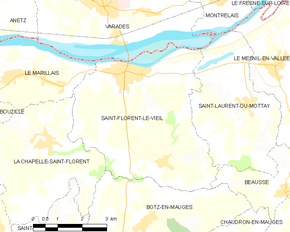 Poziția localității Saint-Florent-le-Vieil
