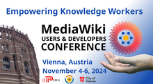 Wordmark for the MediaWiki Users and Developers Conference