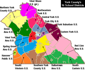 More Color Map of York County Pennsylvania School Districts.png