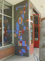 Mosaik i entréhallen (och utanför)