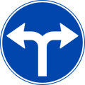Vorgeschriebene Fahrtrichtung – links und rechts