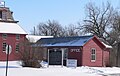 Neligh Mill office and marker