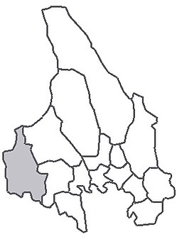 Nordmarks härads läge i Värmland.