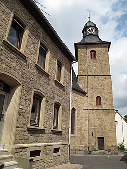 Skyline of Odernheim am Glan