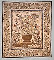 Phebe Warner Coverlet, Held in the Metropolitan Museum of Art, 103 1/4 x 90 1/2 in. (262.3 x 229.9 cm)