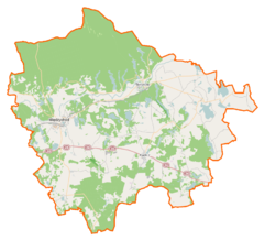 Mapa lokalizacyjna powiatu międzychodzkiego