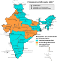 Gambar mini seharga Pemilihan presiden India 2007