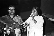RDBurman and Asha Bhosle MI'81.JPG