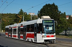 Električka Tatra RT6N1 v Brne