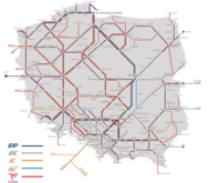 Σιδηροδρομικές συνδέσεις μεταξύ PKP Intercity και Polregio.