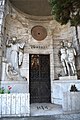 Lombardi mausoleum with life-size statues of brothers Maurizio and Daniele