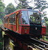 A car on the Sakamoto Cable line in 2007