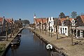 Sloten, view to the town from Bolwerk Zuidzijde with various monuments on the Heerenwal and the Voorstreek