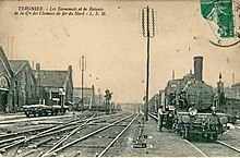 La gare au début du XXe siècle