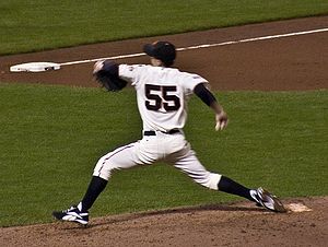 Tim Lincecum of the San Francisco Giants pitch...