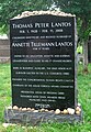 Grave of Tom Lantos, Congressional Cemetery, Washington, D.C.