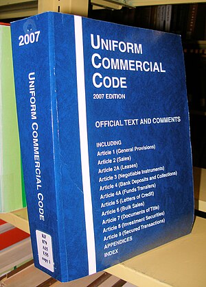 English: The Uniform Commercial Code, 2007 off...