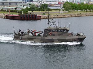 HMS Östhammar i Malmö 2003.