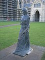 Estatua de la Catedral de Salisbury.