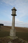 Wayside shrines southern from Bačkovice, Třebíč District.JPG