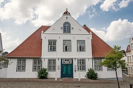 Historisk bygning i Wesselburen.