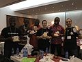 Six of the eight Wikipack Africa recipients attended Wiki Indaba 2017 and received their packs.