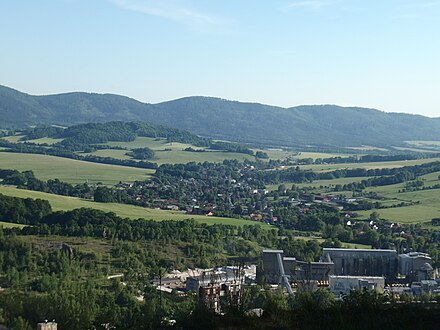 Ženklava : vue générale.