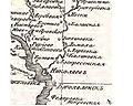 Село на карті 1797 року