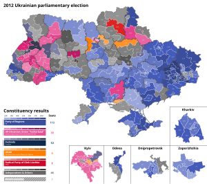 Elecciones parlamentarias de Ucrania de 2012