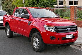 2015 Ford Ranger (PX) XL Hi-Rider 4-door utility (2015-11-11) 01.jpg