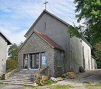 Ehemalige katholische Kirche St. Germanus während des Umbaus