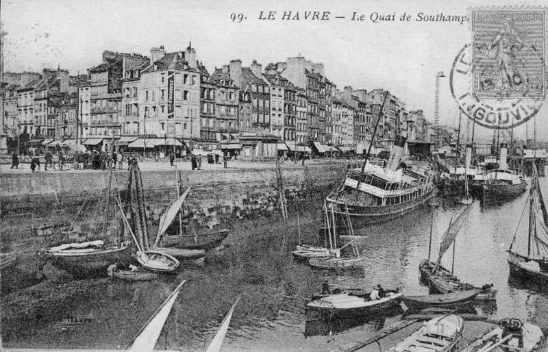 Fichier:76-Le Havre-Quai de Southampton-années 20.jpg