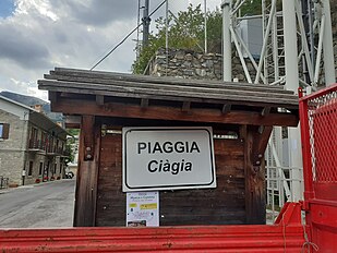 A Ciàgia, Cartée ën lengua brigašca e italiana