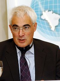 UK Chancellor of the Exchequer Alistair Darling