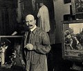Arthur Kampf in seinem Atelier, 1902