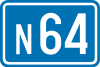 Image illustrative de l’article Route nationale 64 (Belgique)