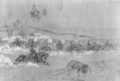 Battle of Yorktown, pursuit sketch