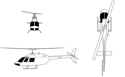 Bell 206A orthographical image.svg