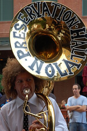 Ben Jaffe of the Preservation Hall Jazz Band p...