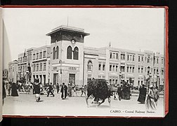 Estación a comienzos de siglo XX.