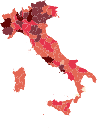 Pandémie de COVID-19 en Italie.