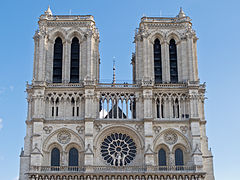 Torres de Notre Dame de París.