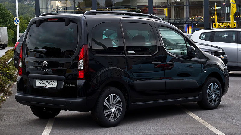 File:Citroën Berlingo Multispace XTR (II, Facelift) – Heckansicht, 5. September 2012, Wuppertal.jpg