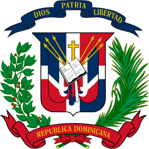 English: Coat of arms of the Dominican Republi...