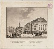 Toeslede in Amsterdam, Leidseplein, 1825