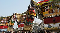 青柏祭的山車